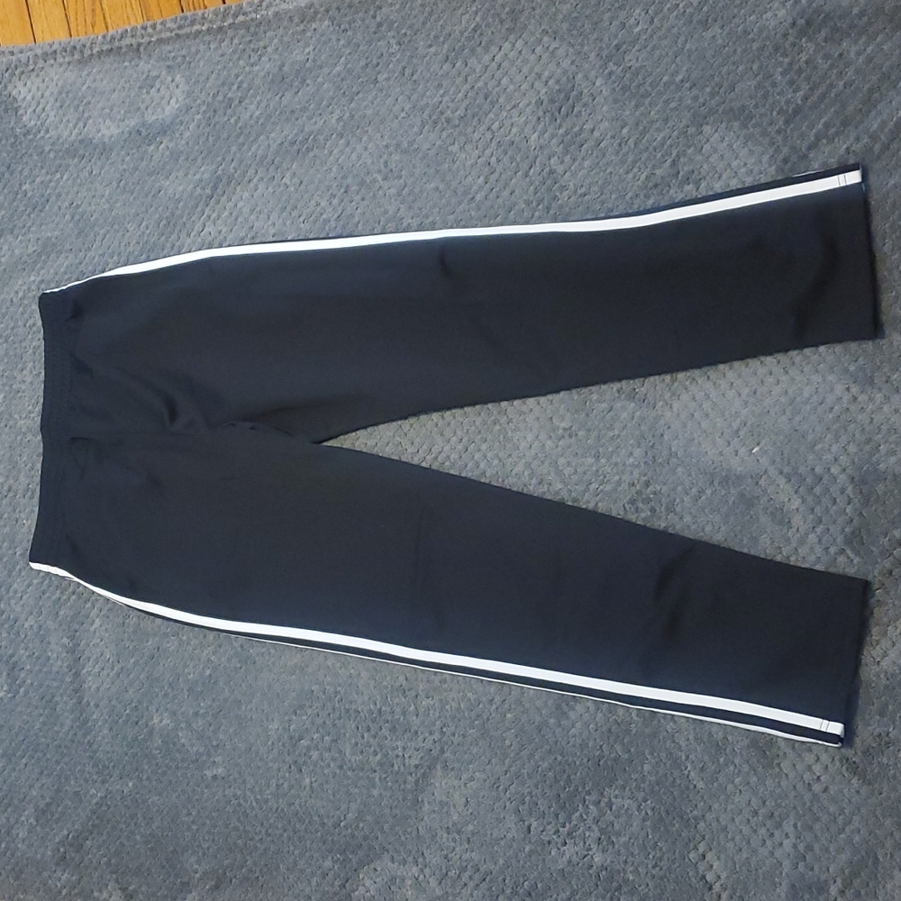 Boys Black and White Adidas Joggers. Excellent Condition!!  Size XL 18/20 - Picture 2 of 4